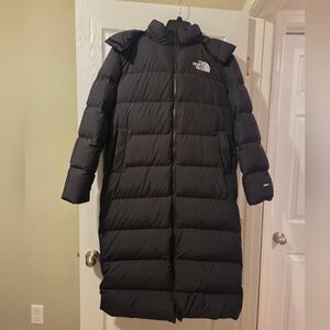 THE NORTH FACE Women's Large  Black HYDRENALITE LONG DOWN PARKA